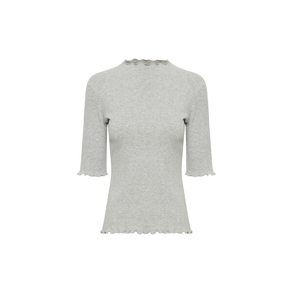 CandaceKB SS Tee, opal gray melange, Karen by Simonsen