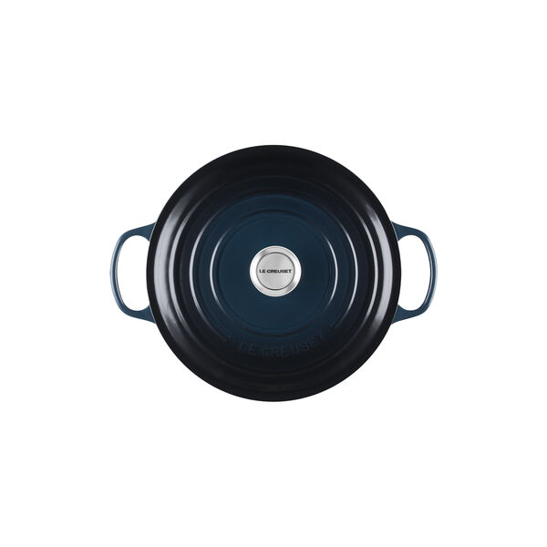 Signature rund st&oslash;bejernsgryde &Oslash; 28 cm, nuit, Le Creuset