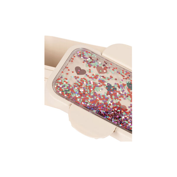 Glitter Lunch Box, bon coeur color&eacute;, Konges Sl&oslash;jd