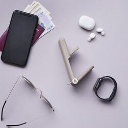 reCHARGE + trådløs powerbank, ivory sand, Kreafunk