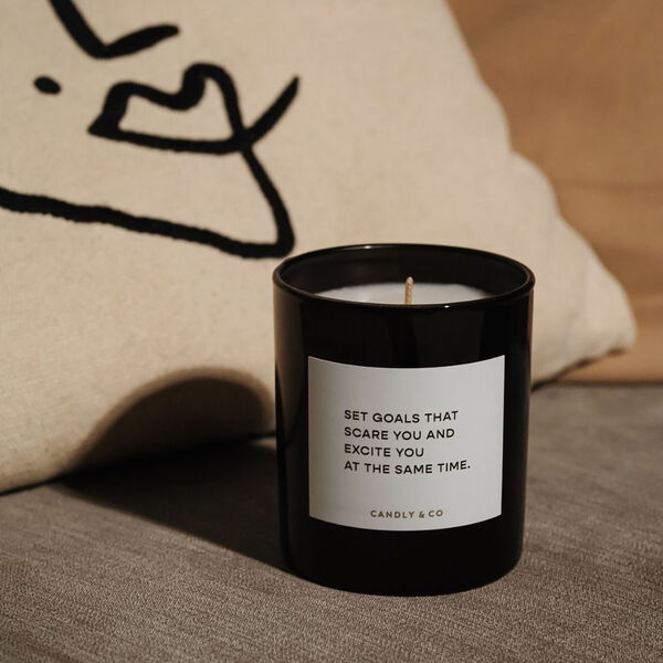 No. 4 Candle, Set goals that scare you and excite you at the same time, Candly & Co