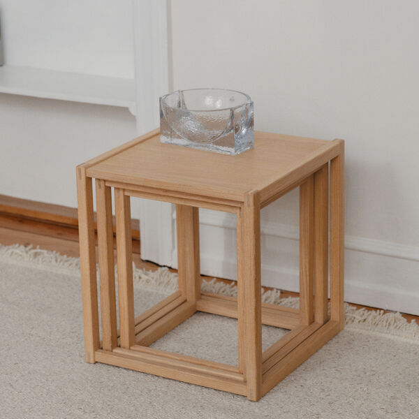 BM375 Nesting Tables, light oiled oak, Fredericia Furniture