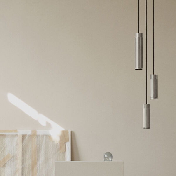 Patrone Cluster Ceiling Lamp Small, nickel-plated brass, Thorup Copenhagen