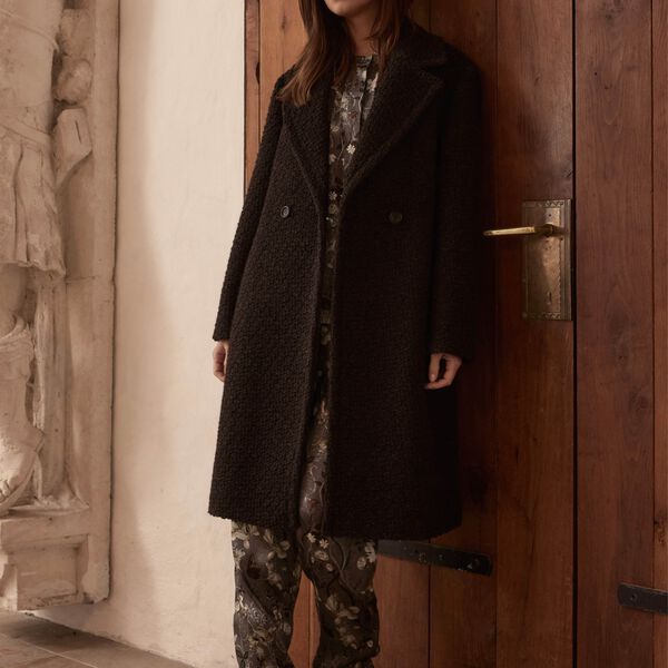 3560PBOTeddy coat, dark brown, PBO