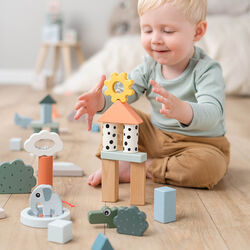 Deer Friends byggeklodser 34 stk., colour mix, Done by Deer