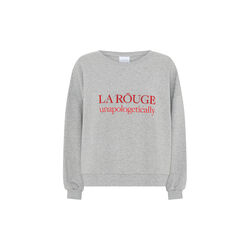 Henriette Sweatshirt, grey melange, LA RŌUGE