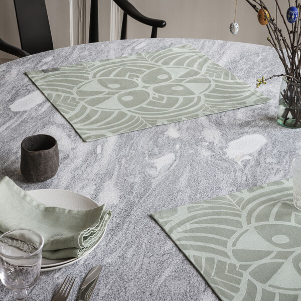 EASTER RUSTIC dækkeserviet, light green, Georg Jensen Damask