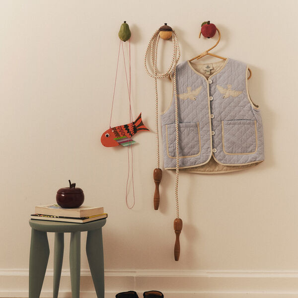Pear Hand-carved Hook | Mistletoe | B&oslash;rneknage, Ferm Living
