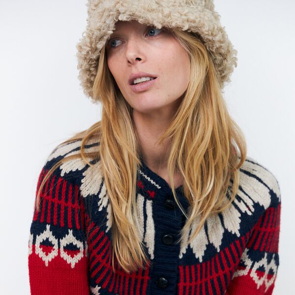 ClareLL Knit Cardigan, red, Lollys Laundry
