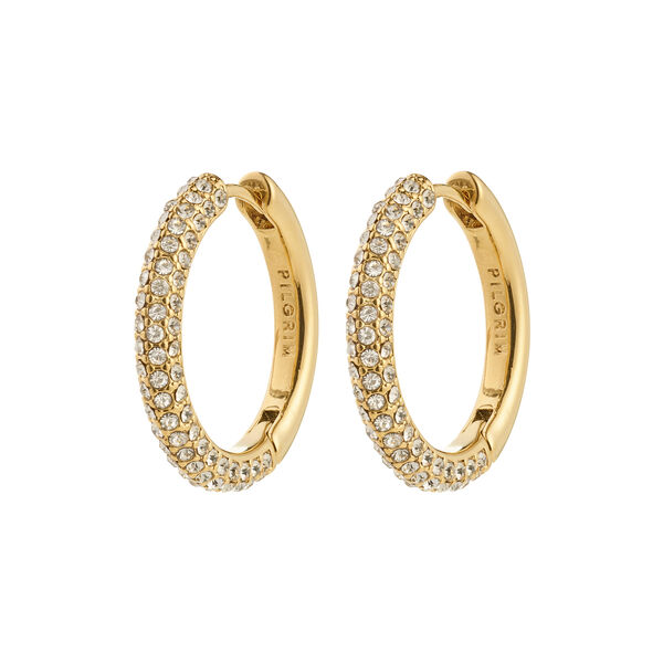 TATUM hoops Large, guldbelagt, Pilgrim
