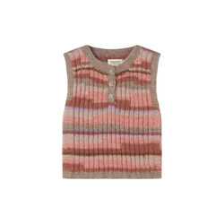 Talvar Knit Vest, multicolour girl, MarMar Copenhagen