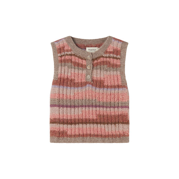 Talvar Knit Vest, multicolour girl, MarMar Copenhagen
