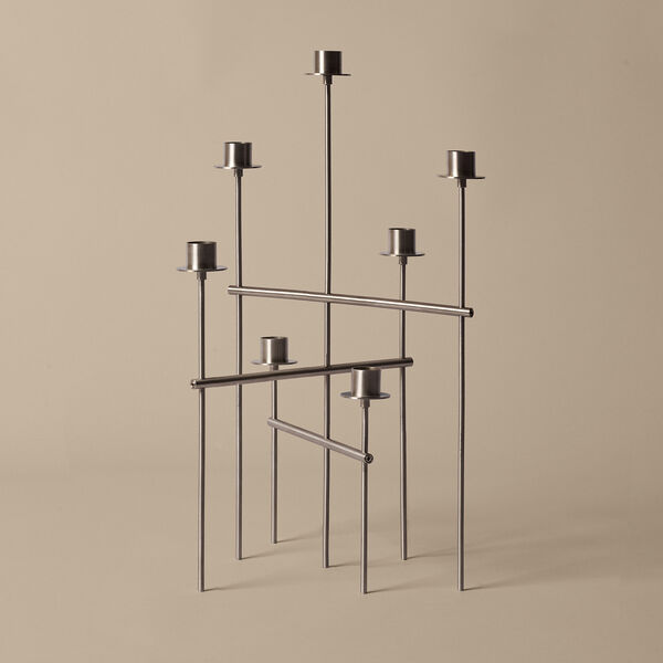 Elysia Candelabra, stainless steel, Ferm Living