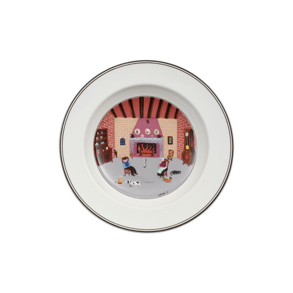 Design Naif dyb tallerken Ø 21 cm, fireplace, Villeroy & Boch