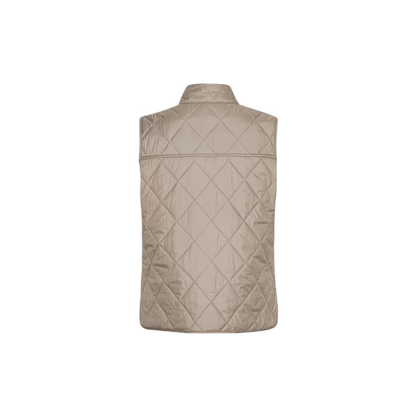 Quilted Short Vest, greige, Ilse Jacobsen Hornbæk
