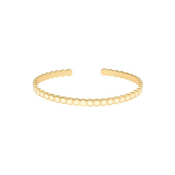 LUMI Bracelet, white sand, bangle up