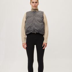 Gilet Revsersible Cocoon, grey thunder, Rethinkit