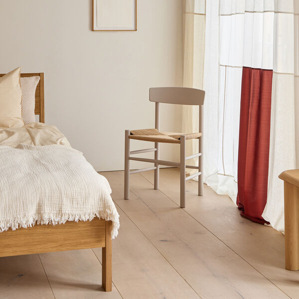 J39 Mogensen stol, pebble grey/natur, Fredericia Furniture