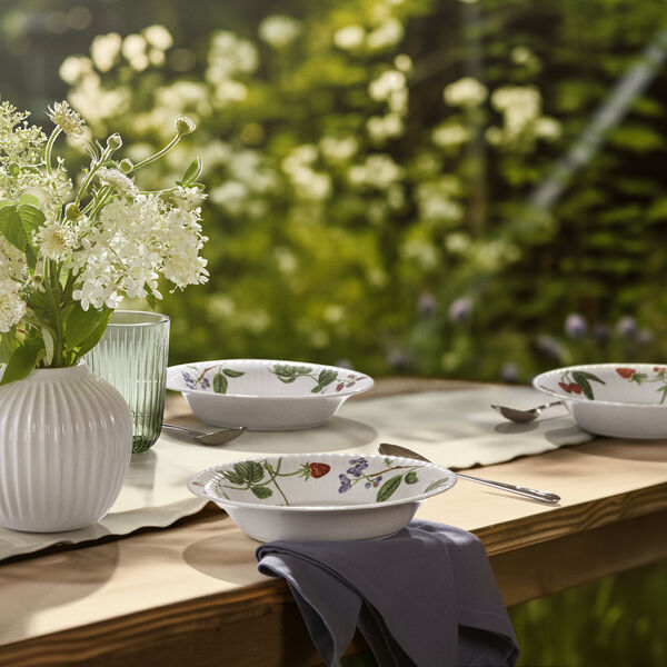 Hammersh&oslash;i Summer Dyb tallerken &Oslash; 21 cm, sommerb&aelig;r, K&auml;hler
