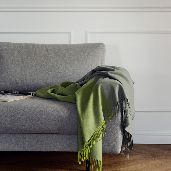 Secret plaid, 02204 lime/moss, Silkeborg Uldspinderi