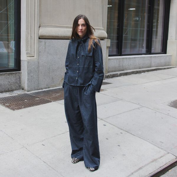 LR-TITUS 1 Bukser, mid blue denim, Levet&eacute; Room