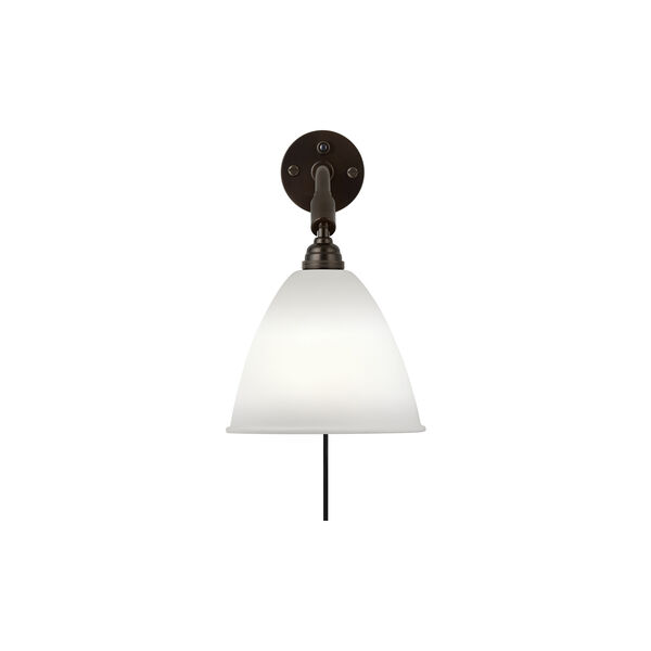 Bestlite BL7 Wall Lamp, bone china/black brass Bestlite BL7 Wall Lamp, bone china/black brass, GUBI