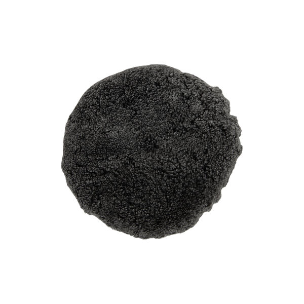 Newzealandsk korth&aring;ret & kr&oslash;llet lammeskindspude, graphite, NATURES Collection