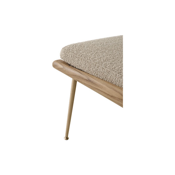 Boomerang HM1 loungestol, Karakorum 003/olieret eg, &Tradition