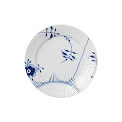 Blå Mega Riflet tallerken Ø 27 cm, Nr. 2, Royal Copenhagen