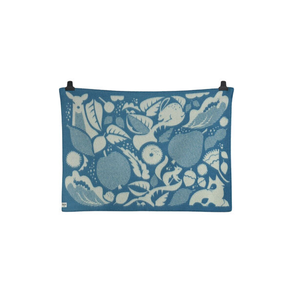 SKOGBUNN Half Size Throw, blue/natural SKOGBUNN Half Size Throw, blue/natural, Røros Tweed