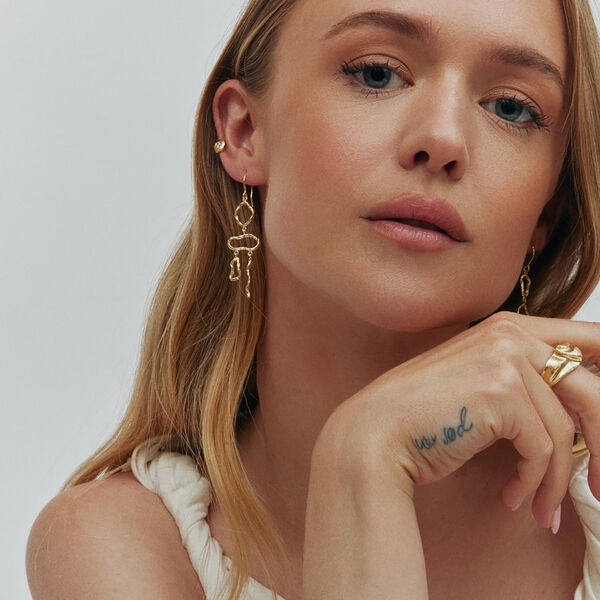 Vela &oslash;reringss&aelig;t, s&oslash;lvbelagt, Pure by Nat