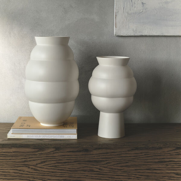Tortus Archie vase No 4, white, Knabstrup Keramik