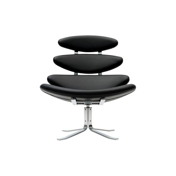 Corona loungestol, sort Corona loungestol, sort, Fredericia Furniture