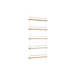 Magazine Shelving &ndash; MS.180.1, oak/white, MOEBE