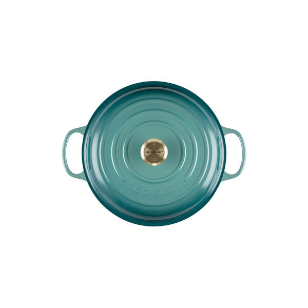 Signature st&oslash;bejern buffetgryde 30 cm, bleu riviera, Le Creuset