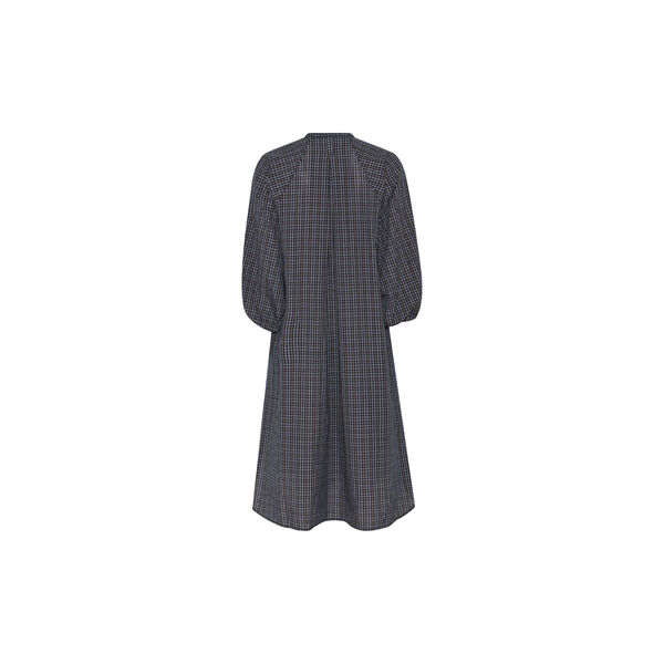 Louise Shirtdress, navy checks, LA RŌUGE