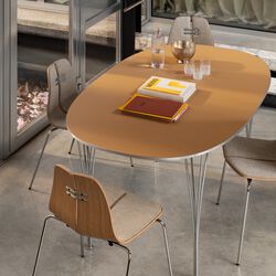 Superellipse&trade; | B616 | Spisebord | Amber, Fritz Hansen