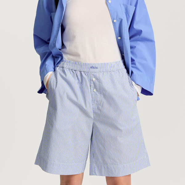 Casual Shorts Long Petite, mix air blue, Aiayu