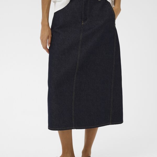 DeirdraIW Denim Skirt, dark blue denim, InWear