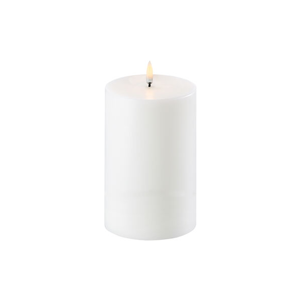 LED Pillar Candle 15 cm, nordic white LED Pillar Candle 15 cm, nordic white, Uyuni Lighting