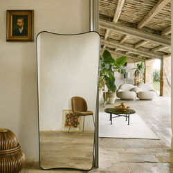 F.A. 33 Wall Mirror, black brass, GUBI