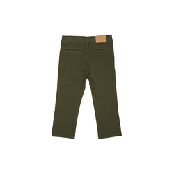 Twill Chinos Slim w. Stretch, dark green, Copenhagen Colors Organics