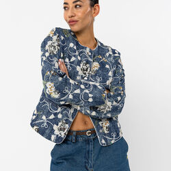 Sequins denim jacket, denim sequins, Coster Copenhagen