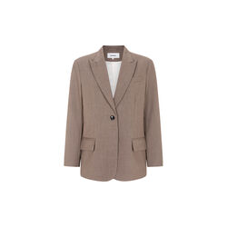 SRAubree Blazer, silver mink melange, Soft Rebels