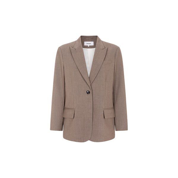 SRAubree Blazer, silver mink melange, Soft Rebels