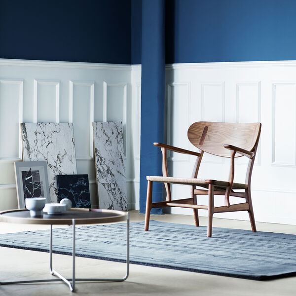 CH22 loungestol, olieret valnød/natur, Carl Hansen & Søn