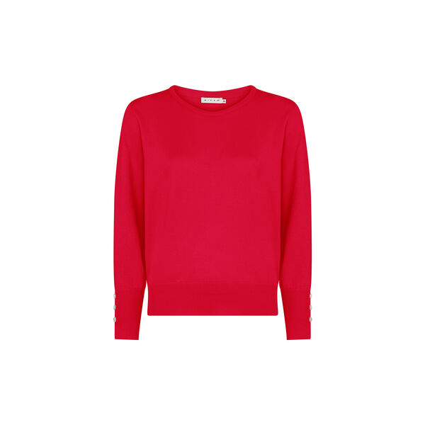 BB Spring Viscose Knit, lipstick red, Micha