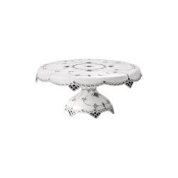 Sort Musselmalet Halvblonde fad på fod Ø 33 cm, Royal Copenhagen