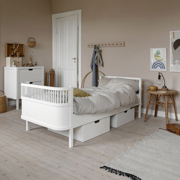 Sebra sengeskuffen Baby & Jr., classic white, Sebra