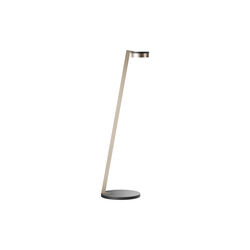 BLADE F1 SLIM gulvlampe, matt black/satin gold, LIGHT-POINT
